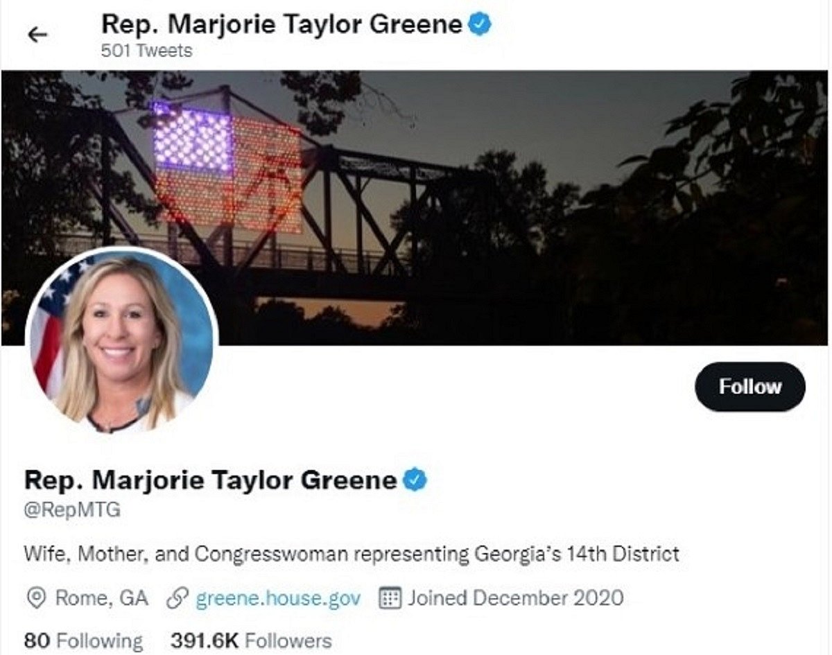 Twitter permanently suspends US Congresswoman's account for Covid ...