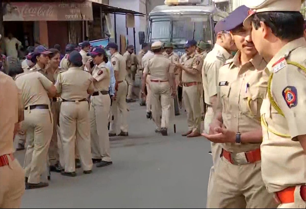 Loudspeaker row Heavy security deployed in Mumbai, neighbouring areas