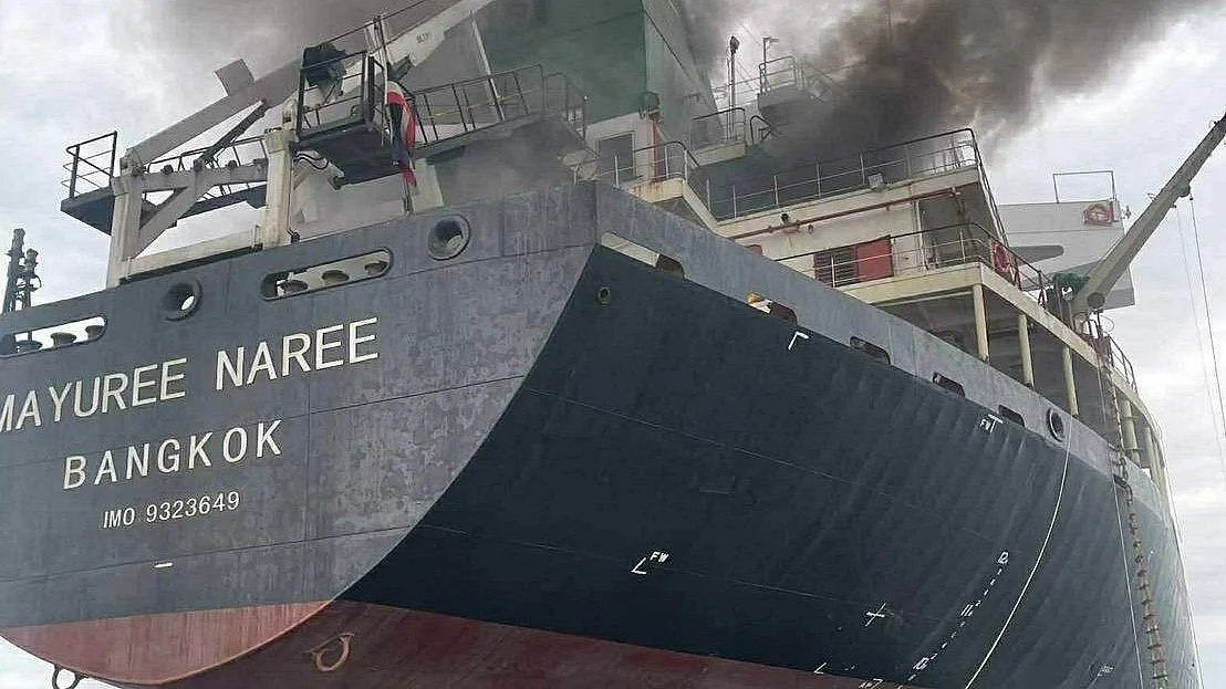 Thai cargo ship bound for India attacked in Strait of Hormuz; 20 crew ...