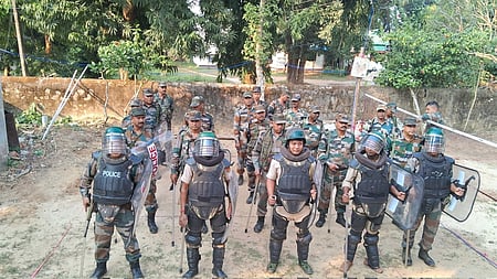 Tripura State Rifles Boost West Bengal Election Security