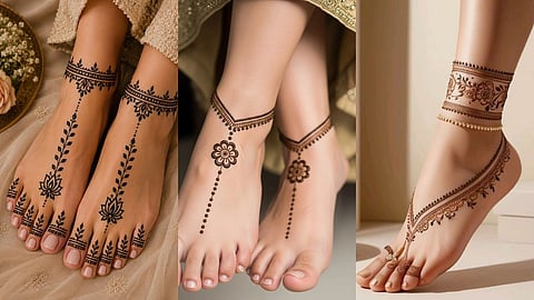 Latest leg mehendi designs for raksha bandhan photo story