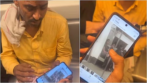 Two women confronted a man in Delhi Metro over alleged secret photography.