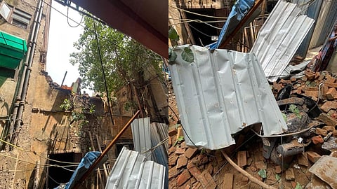 delhi building collapse