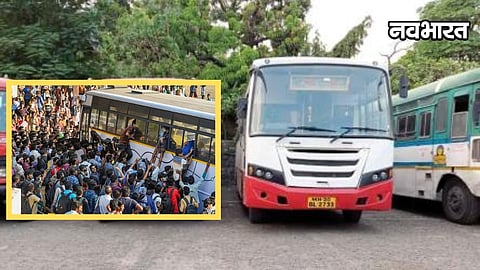 Bhimashankar pilgrims bus issue Manchar