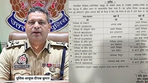 Agra Police Six Policemen Suspended, Two Station In Charges Sent to Line