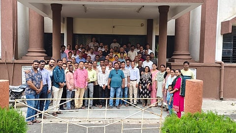 court employees equal pay proposal protest indefinite strike
