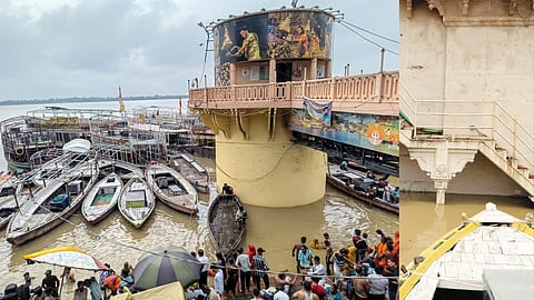 Varanasi Flood Alert 61 Relief Camps, 198 Boats 21 Flood Posts Ready