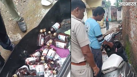 Rewa police seize 175 bottles of illegal cough syrup from scooter