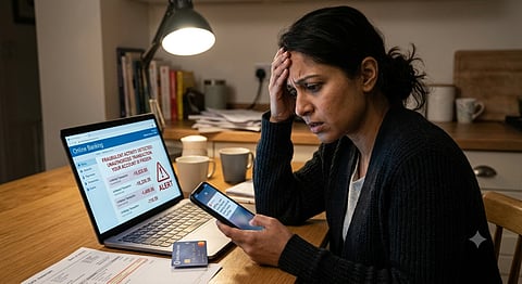 Woman takes drastic step after her bank account is used in a cyber fraud srs13