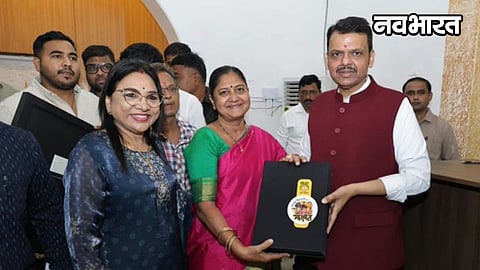 cm devendra fadanvis in nagpur marbat mayor nita thakre