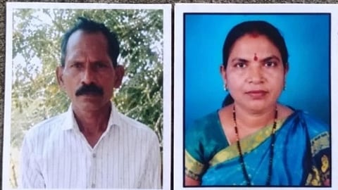 chandrapur bee attack farmer death wife injured
