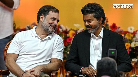 tvk vs congress over rahul gandhi name for pm candidate in 2029