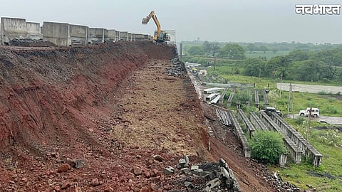500 metre section of Ujjain Garoth Highway bridge sinks