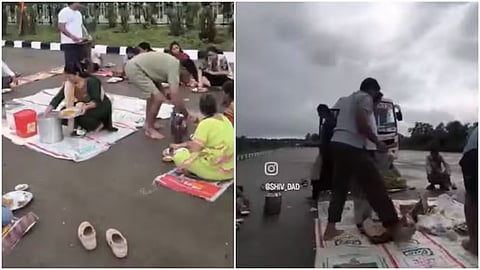 The truth behind a viral video of a Rajasthan family eating beside a highway has emerged.