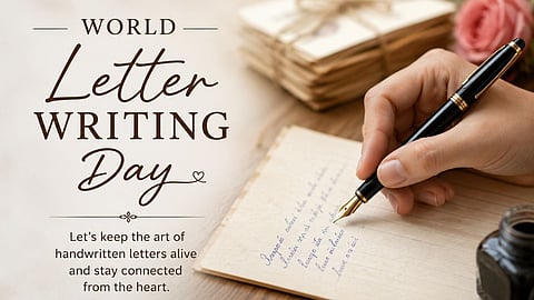 World letter writing day handwritten letter importance whatsapp era rrs05
