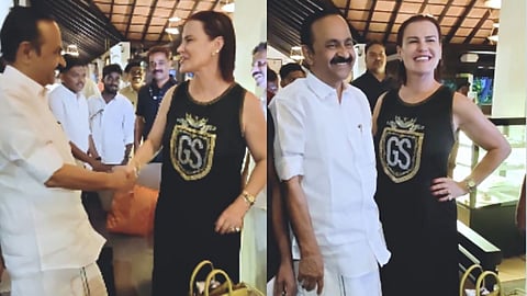 Ronaldo's sister Elma arrives in Keralam; meets CM VD Satheesan makes a special promise to fans.