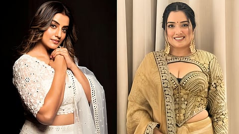 Akshara Singh And Amrapali Dubey