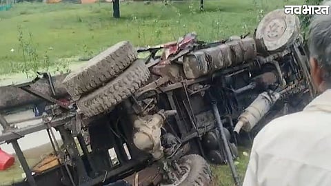 12 passengers killed in bus and tanker collision on Sidhi Rewa highway