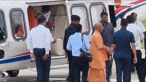 CM Yogi Adityanath Arrives in Vrindavan on Janmashtami, Set to Launch ₹1,051 Crore Projects