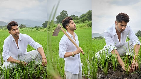 Varun Dhawan Farming