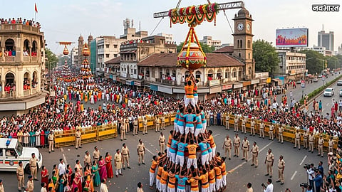 Dahi Handi Traffic Diversion In Chhatrapati Sambhajinagar