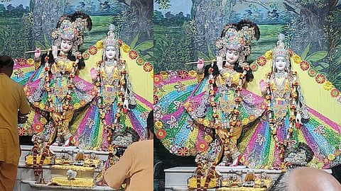 Mathura Krishna Janmabhoomi Janmashtami Radha Krishna to Adorn Special Panchratna Dress