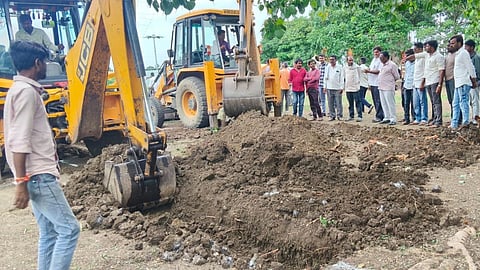 yavatmal ganjegaon road encroachment removed farmers