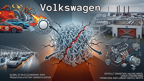 100,000 Volkswagen jobs at risk competition from China and sluggish EV demand srs13