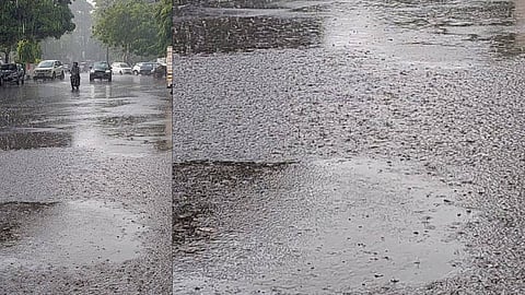 Meerut Heavy Rain Waterlogging Disrupts City Life  Orange Alert 