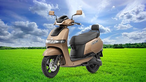 TVS surges ahead to become the country number-1 electric two-wheeler company srs13