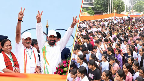 Nayab Singh Saini Rewari Youth Marathon