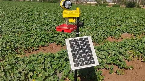 yavatmal 3500 farmers solar siren crop protection