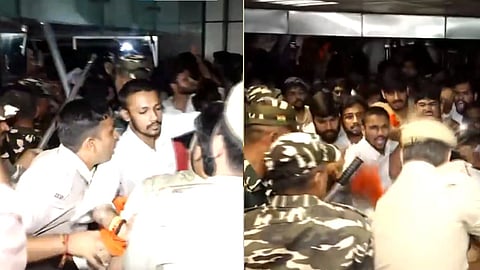 abvp mcd protest
