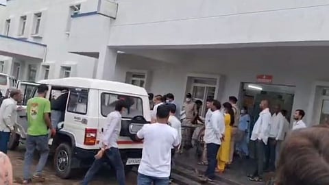 Senior Officials Inspect Affected Area After Suspected Poisonous Liquor Deaths