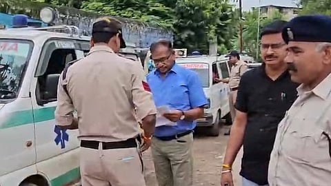 RTO Officials Inspect Ambulances at Morena