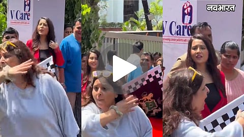 amrita fadnavis supercar rally juhu traffic jam woman viral video
