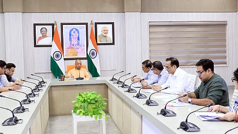 CM Yogi Reviews Chitrakoot Flood Relief Orders Damage Survey Mandakini River Protection Measures