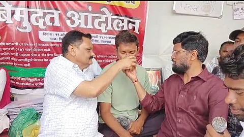 yavatmal tribal youth protest post recruitment stir suspended
