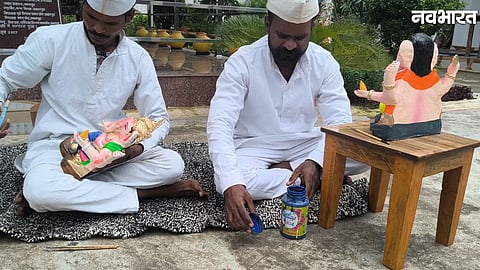 prisoners make Ganpati idols during Ganeshotsav
