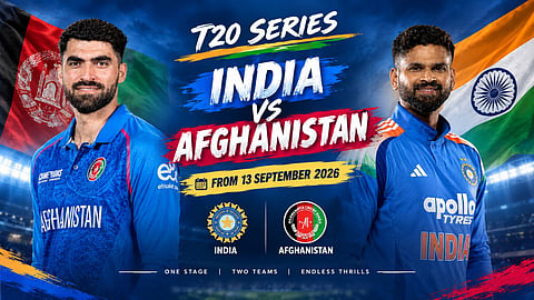 India-Afghanistan T20 series starts September 13; all three matches to be held in Delhi; Afghanistan announces squad.