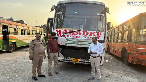 Operation Kavach Noida Buses Seized