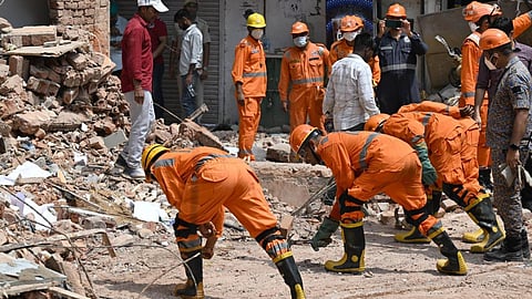 Delhi Building Collapse.