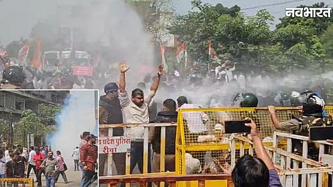 Youth Congress protest over maternal and newborn death in Rewa