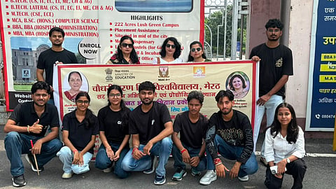 CCSU Meerut Organises Open Forum to Promote Drug Free Villages