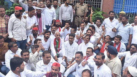 SP Protests Saharanpur Mosque Demolition Atul Pradhan Demands Judicial Probe
