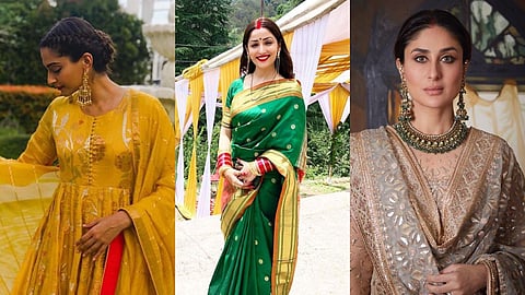 Teej look 2026 bollywood inspired saree lehenga anarkali RRS05