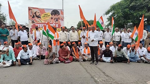 maratha reservation chandwad chakka jam manoj jarange patil