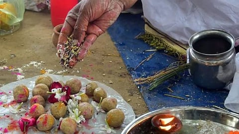 Pithori amavasya 2026 kusha 64 yogini snan daan puja vidhi RRS05