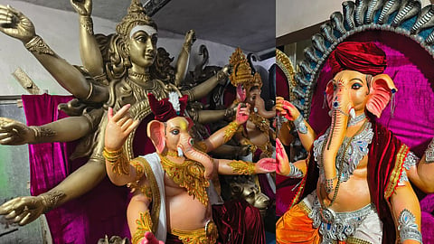Agra Ganesh Idols Kolkata Traditional Clay Art Keeps a 50 Year Legacy Alive