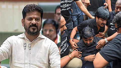 telanagana assembly brs leaders suspend